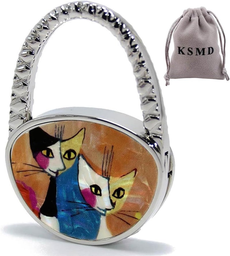 KSMD Portable Purse Hanger - Foldable Table Hooks for Bars, Desk, and Handbag Storage - Image 1